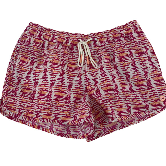 Vineyard Vines shorts women's size XXS perfomance pink orange white - Picture 1 of 9